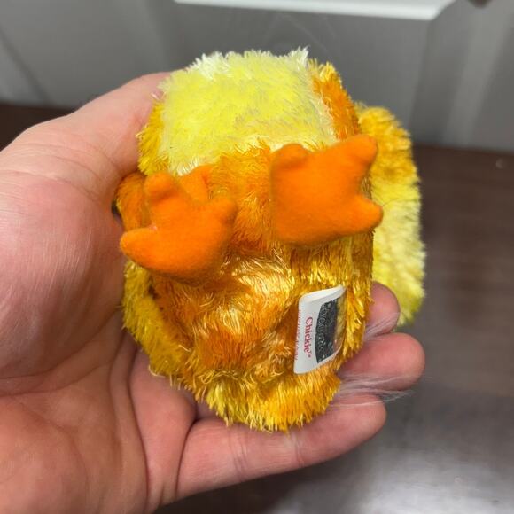 Lot of 2 Ty Beanie Babies Brown Bunny Yellow Chick Stuffed Animal Plush NWT - Picture 4 of 9